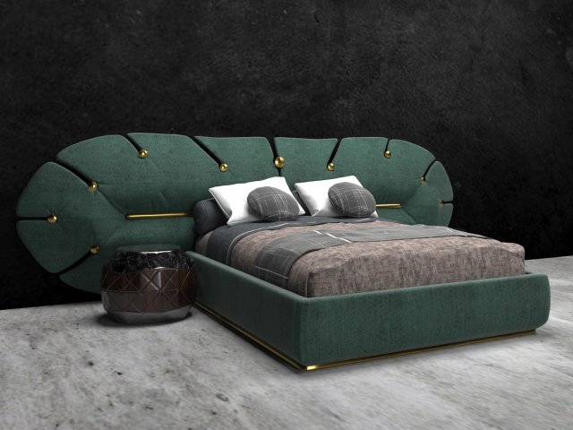 Nature bed 3D मॉडल .c4d .max .obj .3ds .fbx .stl .blend 
