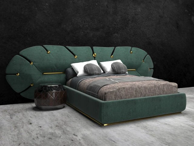 네이처 침대 3D 모델 .c4d .max .obj .3ds .fbx .stl .blend 