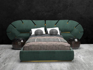 네이처 침대 3D 모델