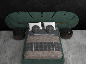 Nature bed 3D मॉडल