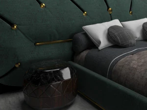 네이처 침대 3D 모델