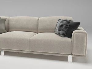 OCEAN FULL CORNER SOFA 3D Model