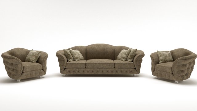 Classic sofa 3D मॉडल .c4d .max .obj .3ds .fbx .stl .blend 