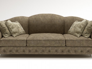 Classic sofa 3D मॉडल