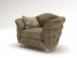 Classic sofa 3D मॉडल