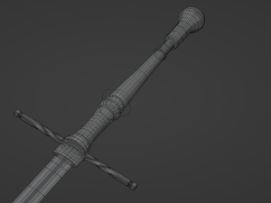 Sword Glamdr 3D-Modell
