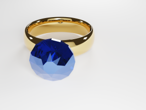 Diamond Ring Model 3D
