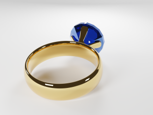 Diamond Ring Model 3D