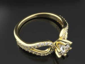 Jewelry Ring 3dm stl renders 3D print model 3D Print Model