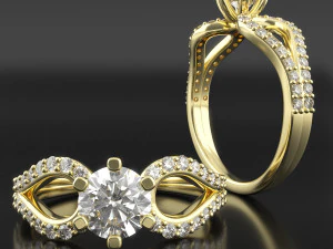 Jewelry Ring 3dm stl renders 3D print model 3D Print Model