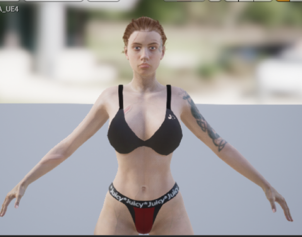 Garota sexy realista em lingerie Modelo 3D - TurboSquid 2068665