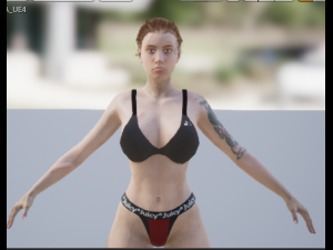 Garota Sexy 3D Model
