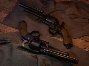 Revólver Lemat 1856 Modelo 3D