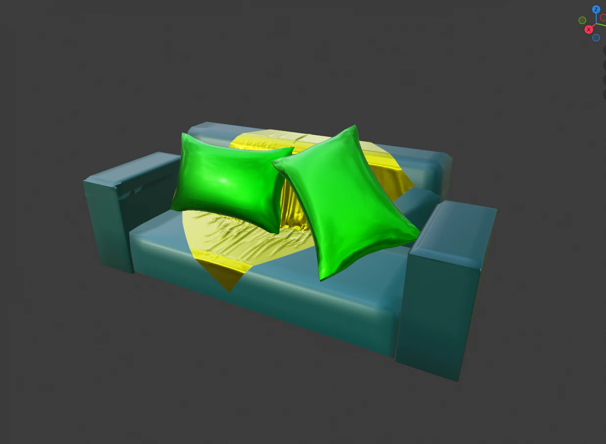 Sofa 3D Model .c4d .max .obj .3ds .fbx .stl .blend 