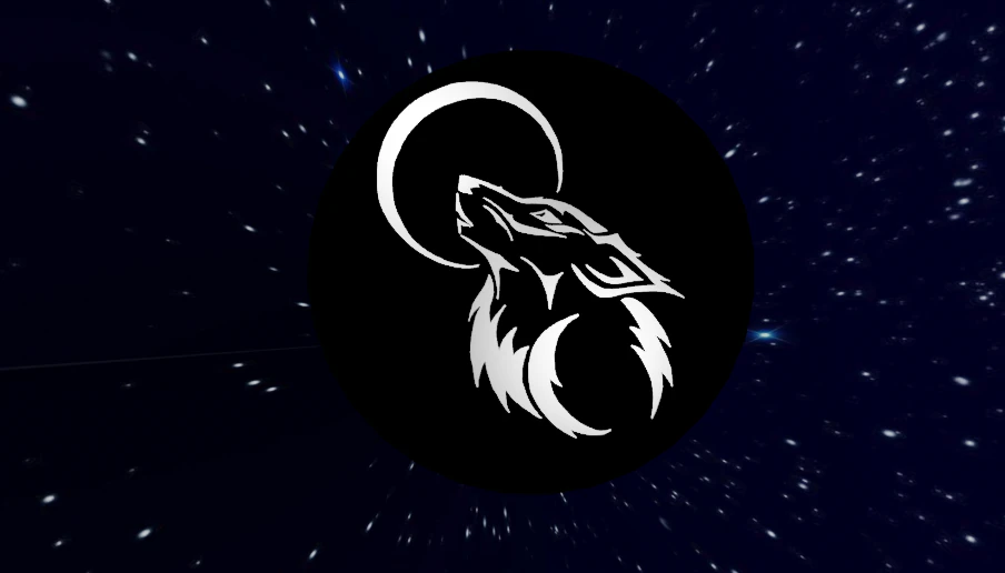 Wolf coin AUF 3D Print Model .c4d .max .obj .3ds .fbx .stl .blend 
