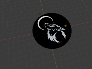 Wolf coin AUF 3D Baskı Modeli
