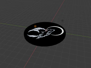 Wolf coin AUF 3D Print Model