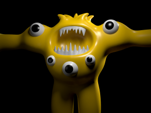 GARTEN OF BANBAN 4 - YELLOW 3D Model