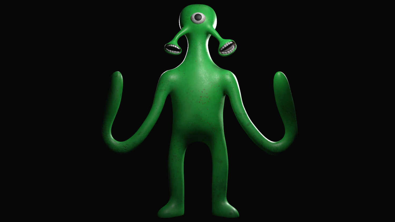 САД БАНБАНА 4 &mdash; ТОКСИЧЕСКИЙ ГАЗЕР 3D Модель .c4d .max .obj .3ds .fbx .stl .blend 