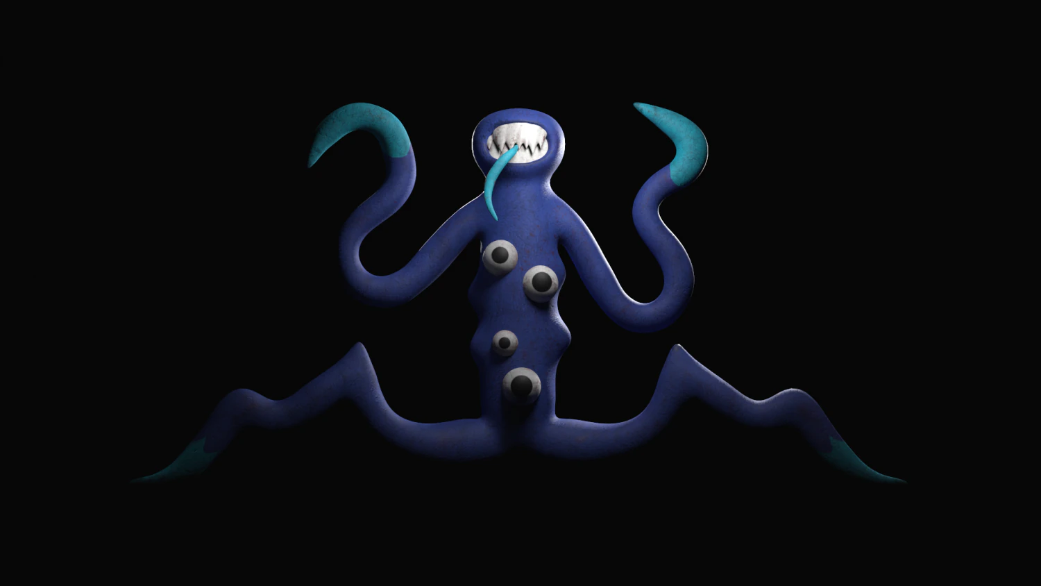 САД БАНБАНА 4 - ГОЛОДНАЯ ТЭМИ 3D Модель .c4d .max .obj .3ds .fbx .stl .blend 