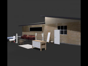 Luxury interior pack 3D Model