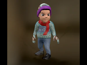 Christmas Character Bundles 3D Model