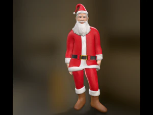 Christmas Character Bundles 3D Model