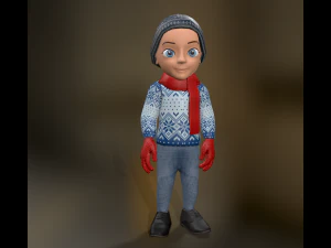 Christmas Character Bundles 3D Model