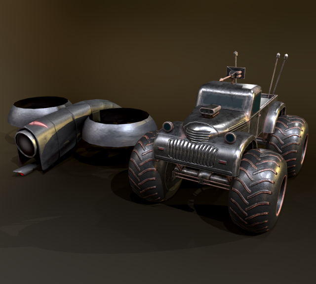 Defender move 3D Модель .c4d .max .obj .3ds .fbx .stl .blend 