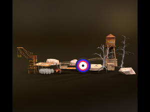 WarZone Environment Bundle 3D Модель