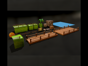 Green Pack 3Dモデル