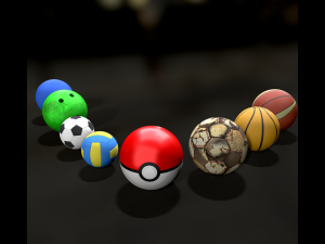 Balls Pack 3D 模型
