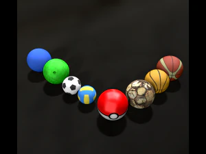 Confezione di palline Modello 3D