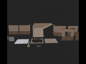 House Parts Set Modèle 3D