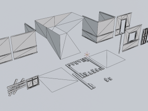 House Parts Set Modèle 3D