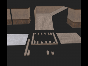 House Parts Set Modèle 3D
