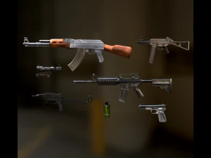 Комплект брони 3D Модель