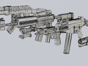 Armour Bundle 3D Model