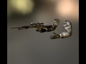 Hunter Attack Bundle 3D Model