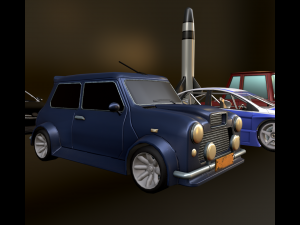 Fire Wheels Set 3D 模型