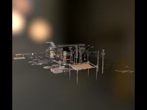Street Vintage Environment Items 3D Model
