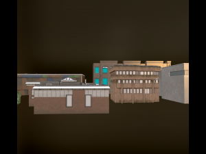 City and Towers Environment Bundle 3D Model