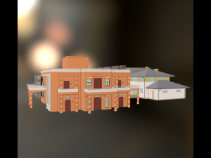 City and Towers Environment Bundle 3D Model