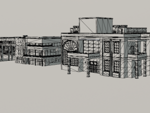 City and Towers Environment Bundle 3D Model
