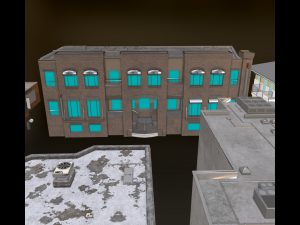 City and Towers Environment Bundle 3D Model