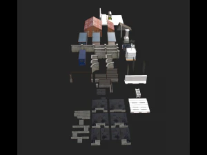 Eagle Eye View Map Bundle 3D Model