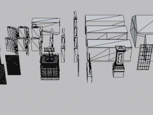 Eagle Eye View Map Bundle 3D Model