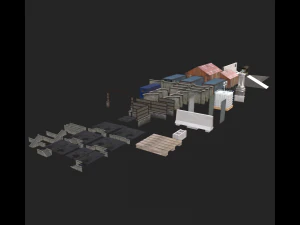 Eagle Eye View Map Bundle 3D Model