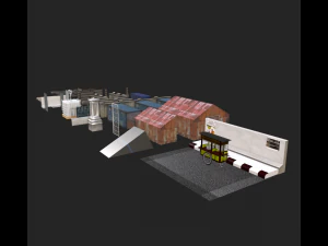 Eagle Eye View Map Bundle 3D Model