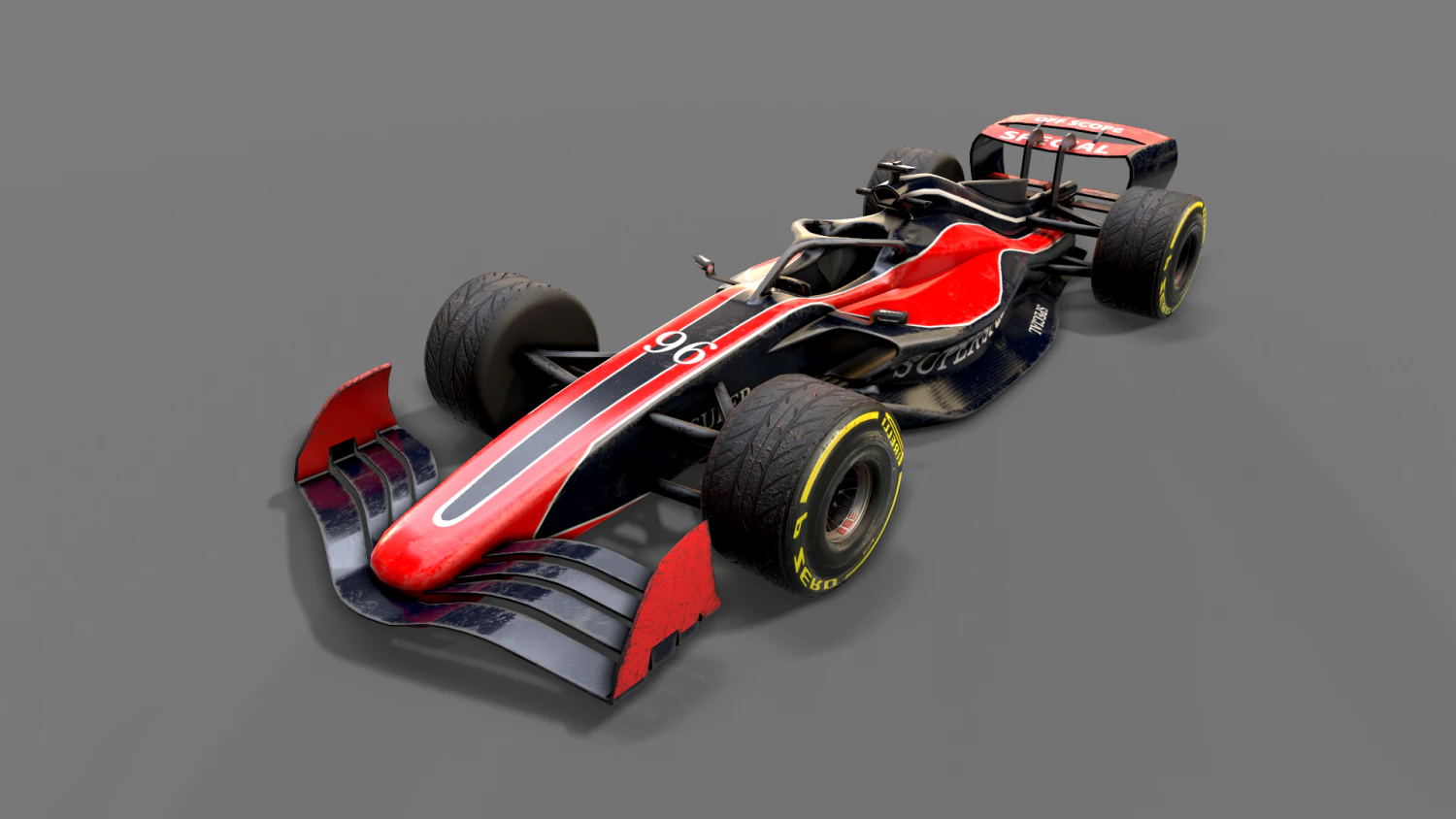 Super Speed F1 3D Model .c4d .max .obj .3ds .fbx .stl .blend